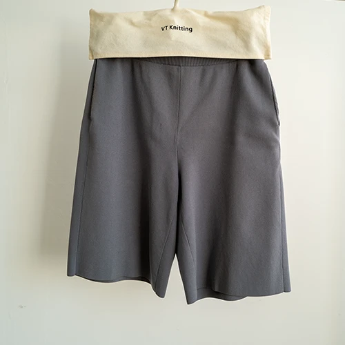 Heren gebreide broek met gulp