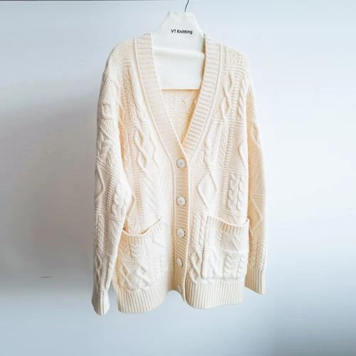Merinowol open voorkant vest