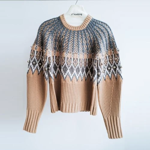 Oversized zwarte kabeltrui