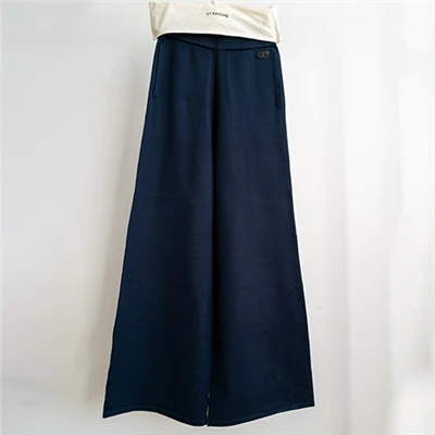 Katoenen gebreide pull-on broek