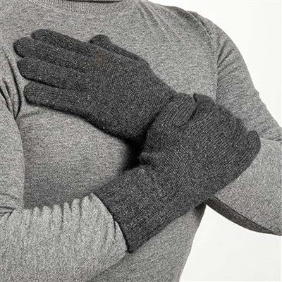 Gery gebreide herenhandschoenen