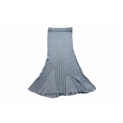 Knielengte gebreide shorts