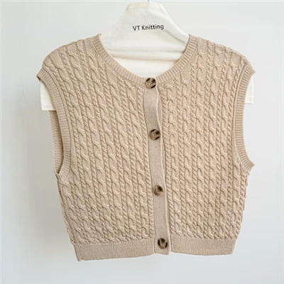 Dames lange mouwloze vestvesten