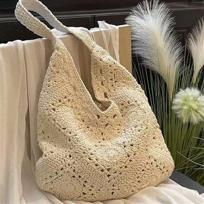 Luxe wol gebreide tas