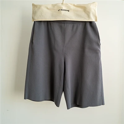 Gebreide herenshort met zakken