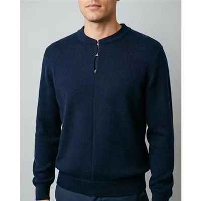 Zacht gebreide buitensweater voor heren