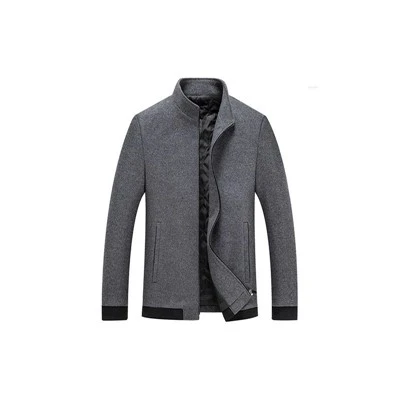 Merino jack met rits heren