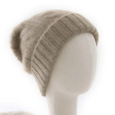 Zachte wollen muts voor de winter