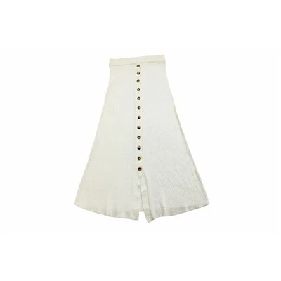 Witte gebreide short dames