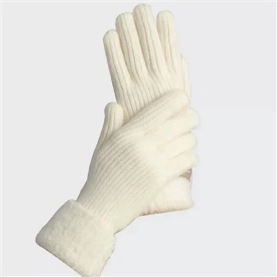 Wollen handschoenen buiten