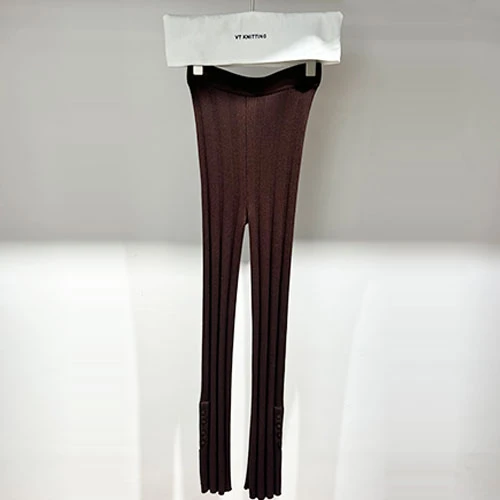 Wollen gebreide broek dames
